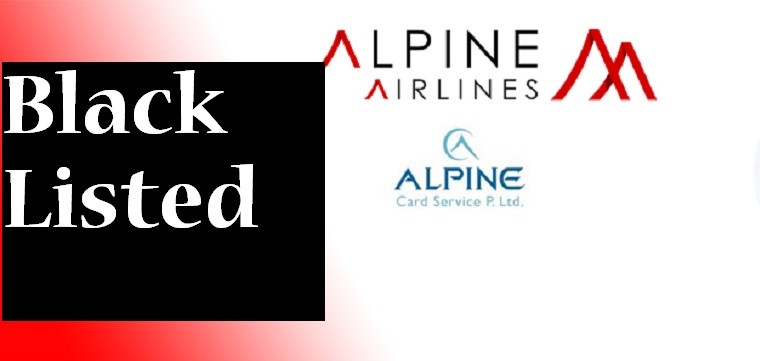 Alpine card company blacklisted